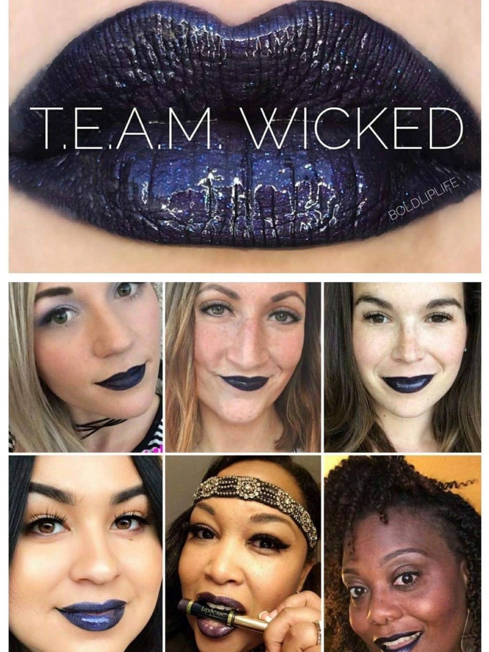 SeneGence Wicked Metallic Navy Blue Lip Color